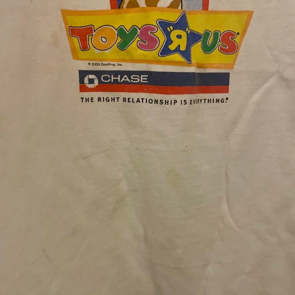 Vintage Y2K Toys “R” Us Geoffrey Giraffe 2003 Shirt Adult XL - Picture 3 of 5